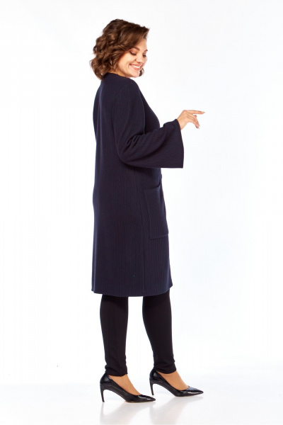Кардиган Avenue 0340 темно-синий - фото 3