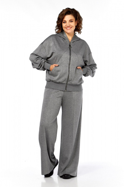 Брюки, джемпер Диомант 2094 серый - фото 1