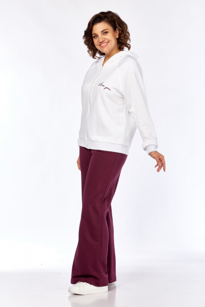 Брюки, джемпер Диомант 2095 бордо - фото 2