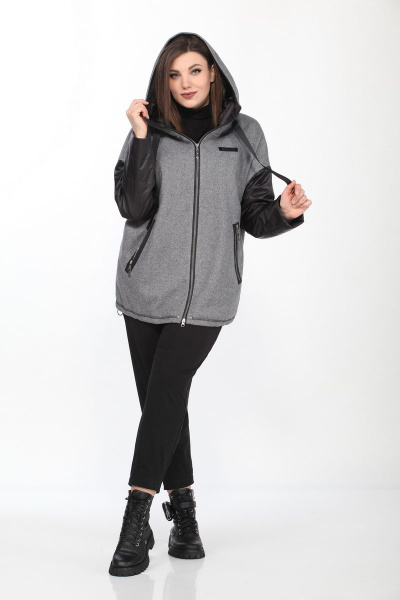 Брюки, куртка Lady Secret 2742 серый+черный - фото 5