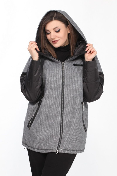 Брюки, куртка Lady Secret 2742 серый+черный - фото 3