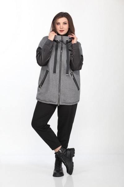 Брюки, куртка Lady Secret 2742 серый+черный - фото 1