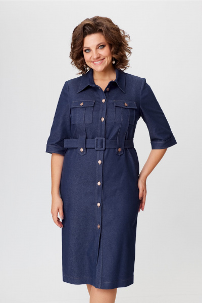 Платье Bonna Image 939/1 синий - фото 9