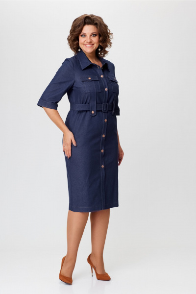 Платье Bonna Image 939/1 синий - фото 6