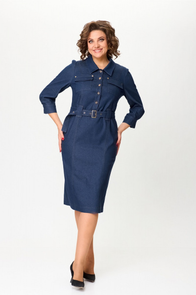 Платье Bonna Image 944/1 синий - фото 11