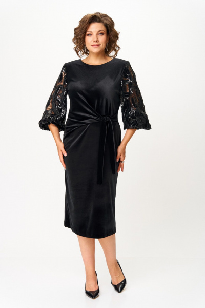 Платье Svetlana-Style 2142 черный_бархат - фото 3