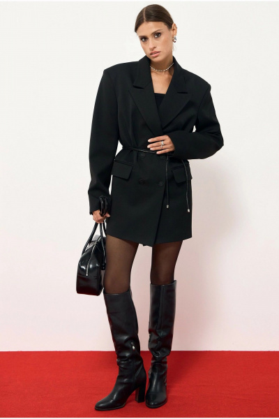 Платье ATTIKA А3384-2 черный - фото 3