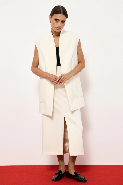 Жилет, юбка ATTIKA А3376 молочный - фото 5