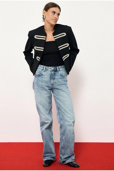 Жакет ATTIKA А3396 черный - фото 3