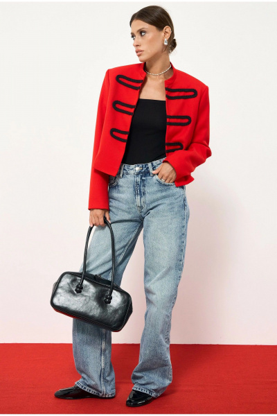 Жакет ATTIKA А3396-2 красный - фото 4