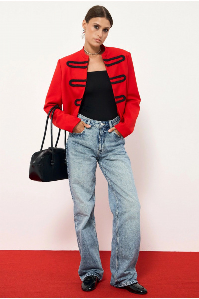 Жакет ATTIKA А3396-2 красный - фото 1