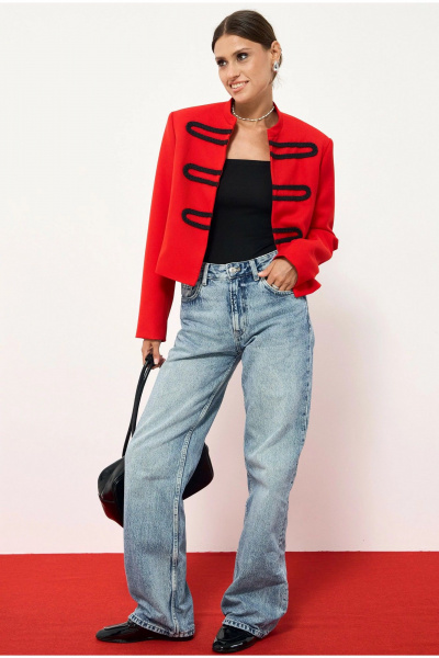 Жакет ATTIKA А3396-2 красный - фото 3