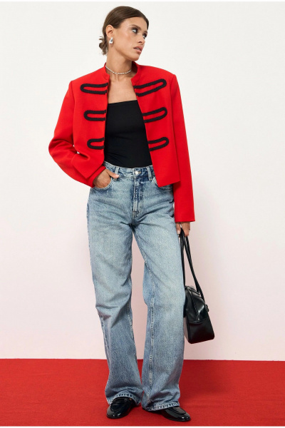 Жакет ATTIKA А3396-2 красный - фото 2