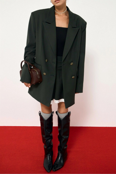 Жакет, шорты ATTIKA А3399 хаки - фото 6