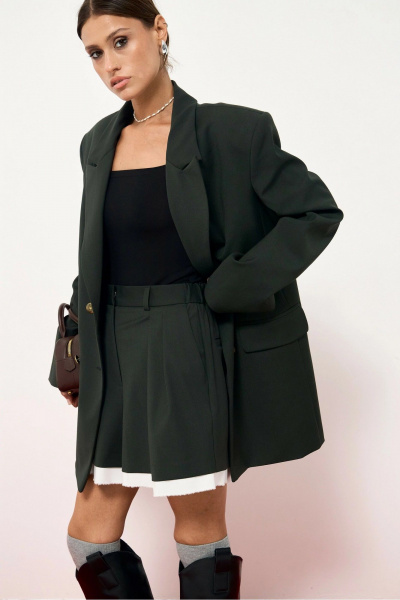 Жакет, шорты ATTIKA А3399 хаки - фото 4