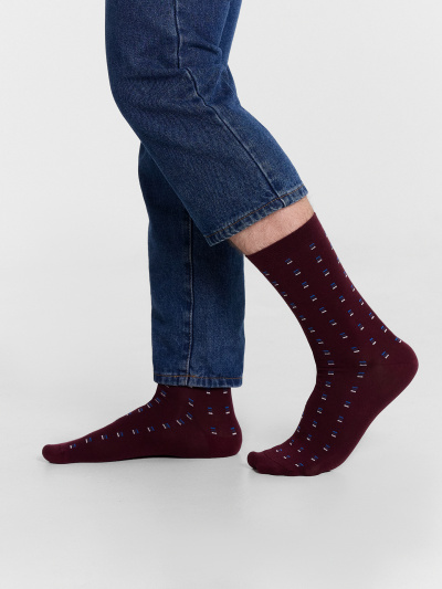 Носки Mark Formelle 017K-2854/24017K-1 бордовый_рис.2854 - фото 1