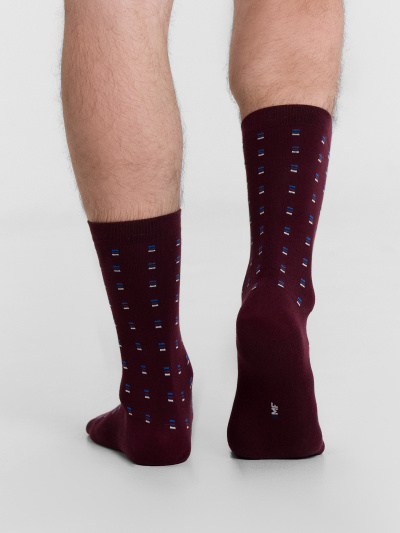 Носки Mark Formelle 017K-2854/24017K-1 бордовый_рис.2854 - фото 2