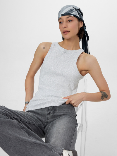 Топ Mark Formelle 112744/24-32791Ц-1 серый_меланж_4306_А - фото 3