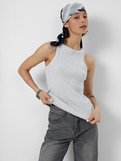 Топ Mark Formelle 112744/24-32791Ц-1 серый_меланж_4306_А - фото 4