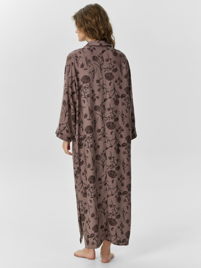 Платье Mark Formelle 152631/24-28378П-9 цветы_на_коричневом - фото 1