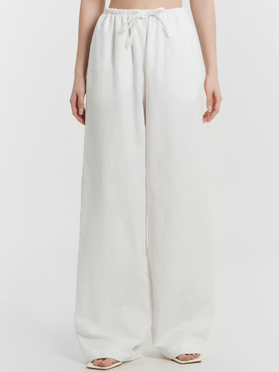 Брюки Mark Formelle 182511/24-33913П-9 цветы_белые_жаккард - фото 3