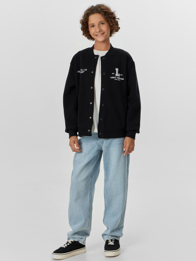 Бомбер Mark Formelle 363349/25-34196П-7П черный_печать_1_сл_на_пол_1сл_на_спинке - фото 2