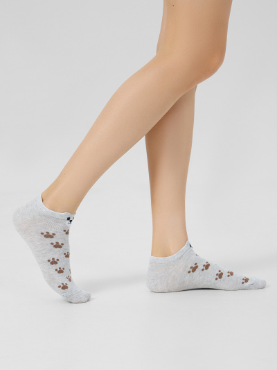 Носки Mark Formelle 406K-3179/B4-25406K св.серый_меланж_рис.3179 - фото 2