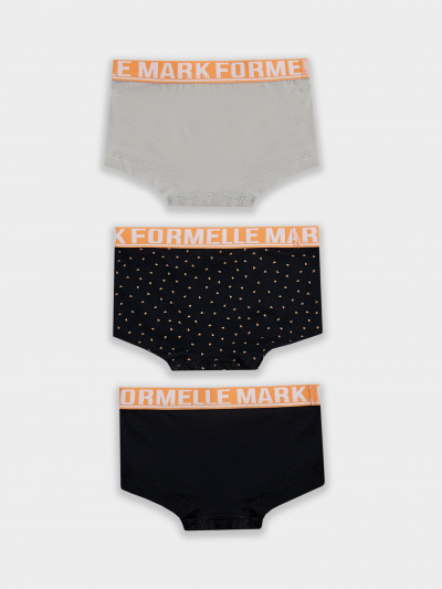 Трусы Mark Formelle 413354-3/25-36864П-5 мрамор_треугольники_на_черном_черный - фото 1