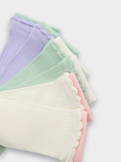 Носки Mark Formelle 430A-3166/B4-253430A молочный_св.эвкалипт_св.лаванда_рис.3166 - фото 4