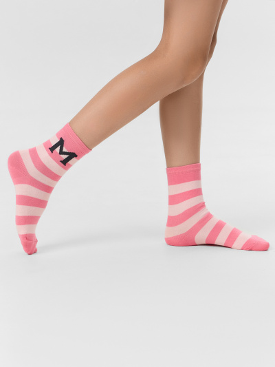 Носки Mark Formelle 430K-3067/B4-25430K-1 лиловый_белый_рис.3067 - фото 1