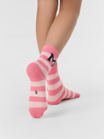 Носки Mark Formelle 430K-3067/B4-25430K-1 лиловый_белый_рис.3067 - фото 2