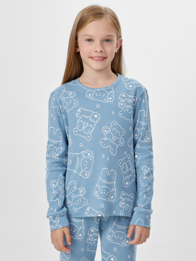 Брюки, джемпер Mark Formelle 567743/25-35754ПП-2 мишки_на_сине_голубом - фото 1
