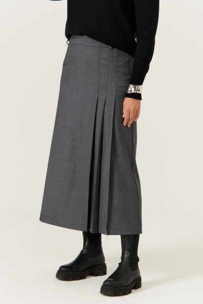 Юбка Панда 110950 серый - фото 4