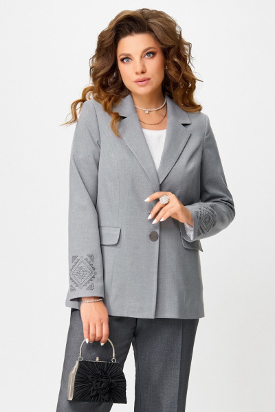 Жакет Fita 20701 серый - фото 1
