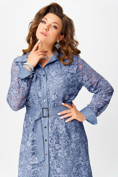 Платье Fita 5032 голубой - фото 7