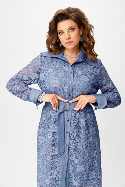 Платье Fita 5032 голубой - фото 5