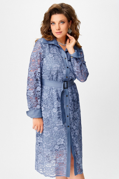 Платье Fita 5032 голубой - фото 4