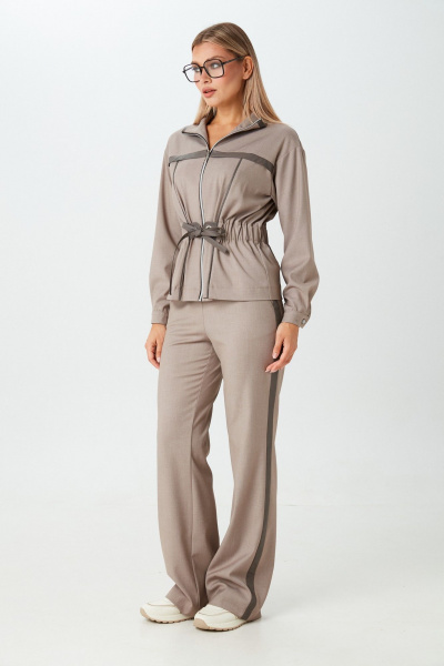 Брюки, рубашка LM М123 мокко - фото 3