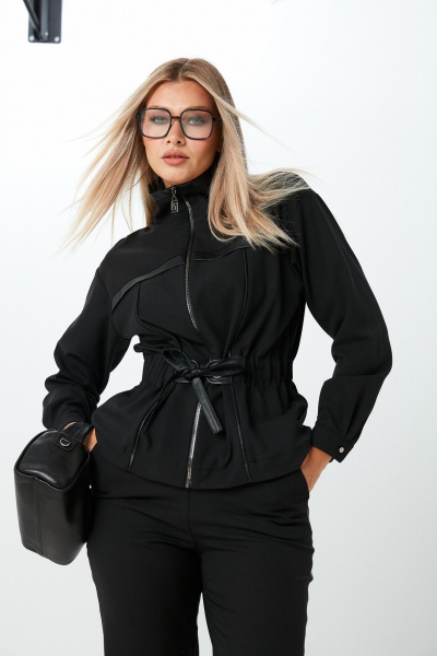 Брюки, рубашка LM М123 черный - фото 10