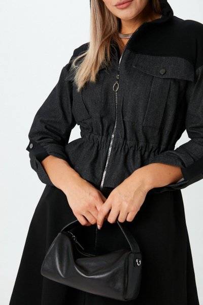 Платье LM М90 черный - фото 11