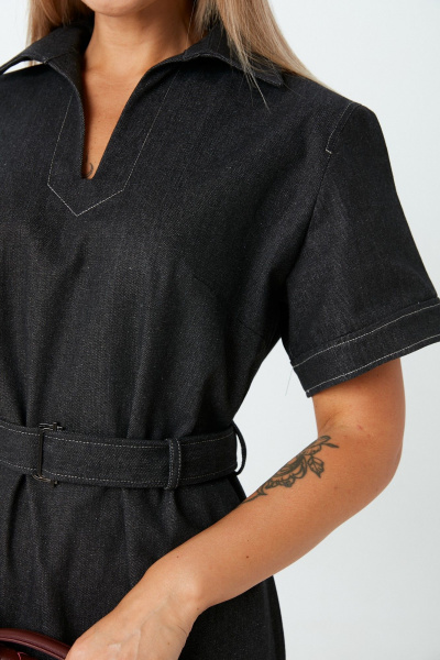 Платье LM М172 черный - фото 8