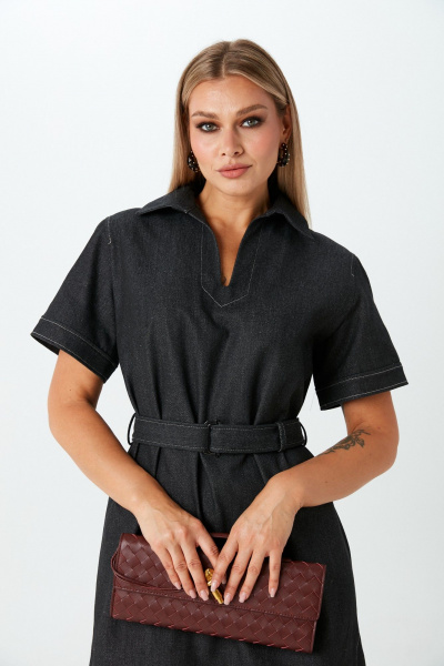 Платье LM М172 черный - фото 6