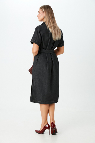 Платье LM М172 черный - фото 5