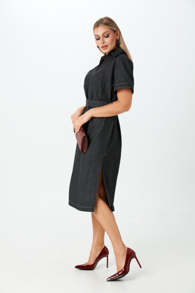 Платье LM М172 черный - фото 3