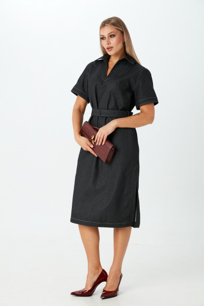 Платье LM М172 черный - фото 2