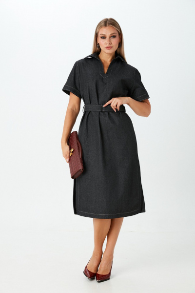 Платье LM М172 черный - фото 1