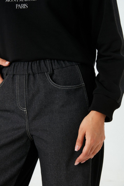 Брюки, джемпер LM К1380140 черный - фото 9