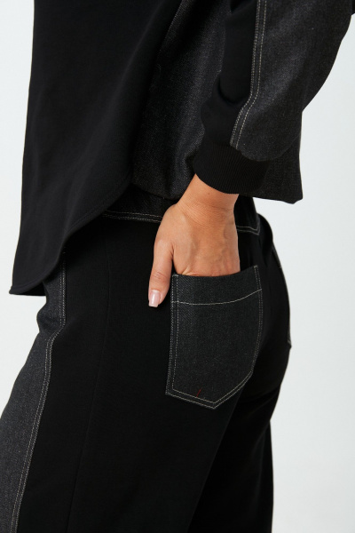 Брюки, джемпер LM К1380140 черный - фото 8