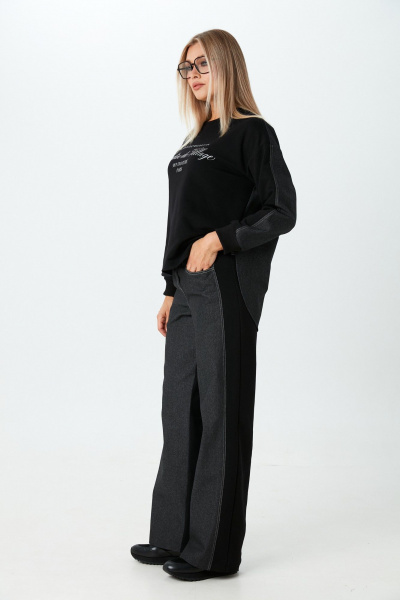 Брюки, джемпер LM К1380140 черный - фото 3