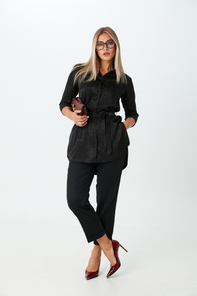 Блуза, брюки LM К1450173 черный - фото 3